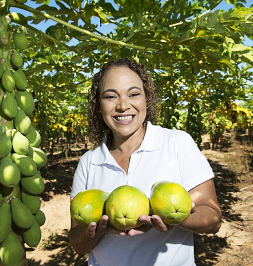 Sandra Zeferino - Produtora de mamão Papaya